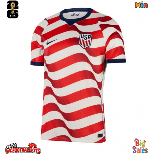 United States Tyler Adams #4 Replica Home Stadium Shirt World Cup 2026 Short Sleeve